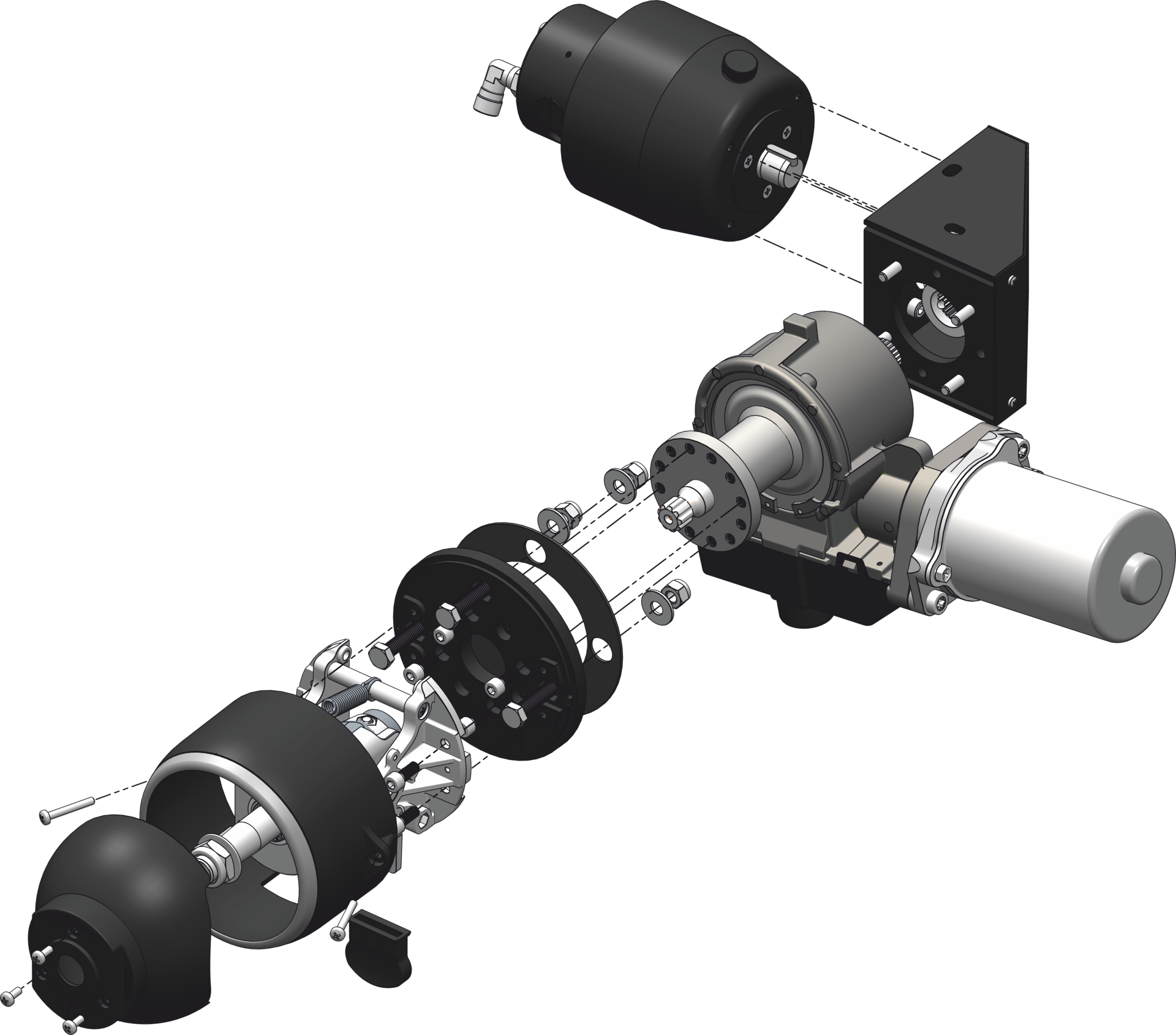 PowerAssisted Boat Steering System Steerlyte Plus