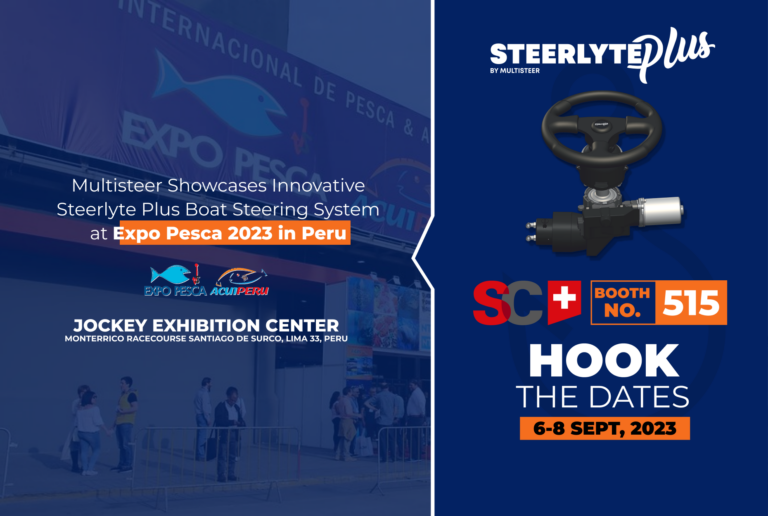 Multisteer Showcases Innovative Steerlyte Plus Boat Steering System at Expo Pesca 2023 in Peru