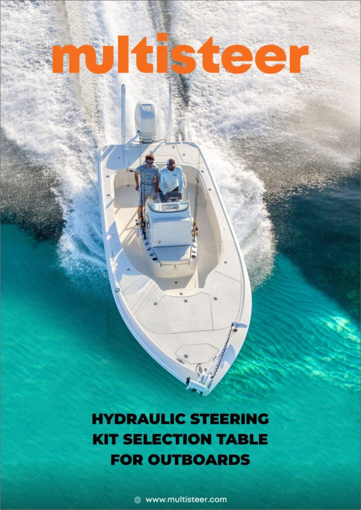 hydraulic steering system for outboards | hydraulic steering outboards | boat steering system