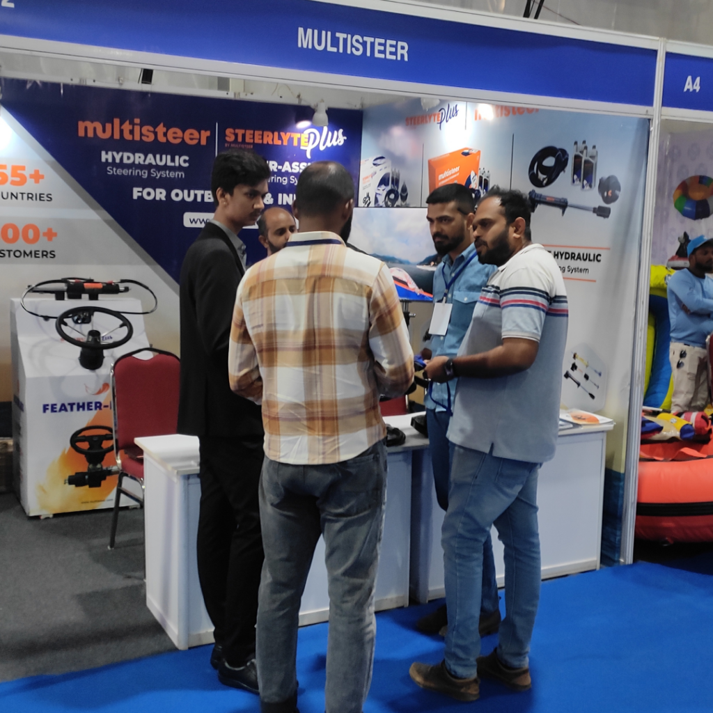India Boat and Marine Show | Boat Steering Kit | Power-Assisted Steering Systems | Boat Steering Systems