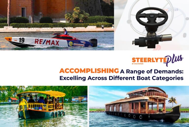 Steerlyte Plus accomplishing a range of demands: Excelling across different boat categories