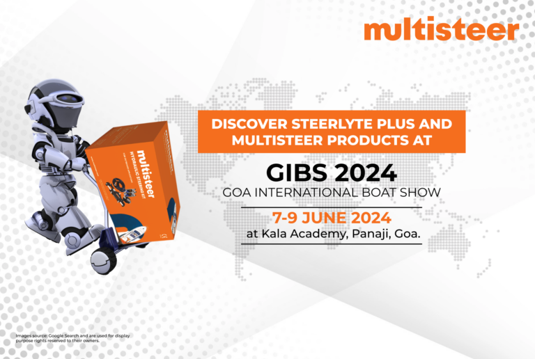 Discover Steerlyte Plus and Multisteer products at GIBS 2024 (Goa International Boat Show)
